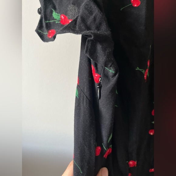 Polo Ralph Lauren Black Dress with Cherry Print - Picture 8 of 8